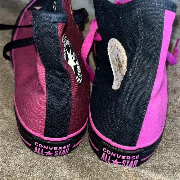 Chuck Taylor Converse High-Top Sneakers - Pink and Black - Picture 10 of 16